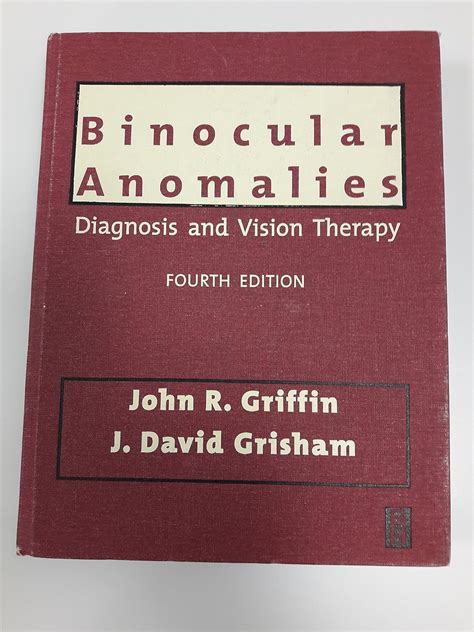 Binocular Anomalies Diagnosis and Vision Therapy 3th Edition Kindle Editon